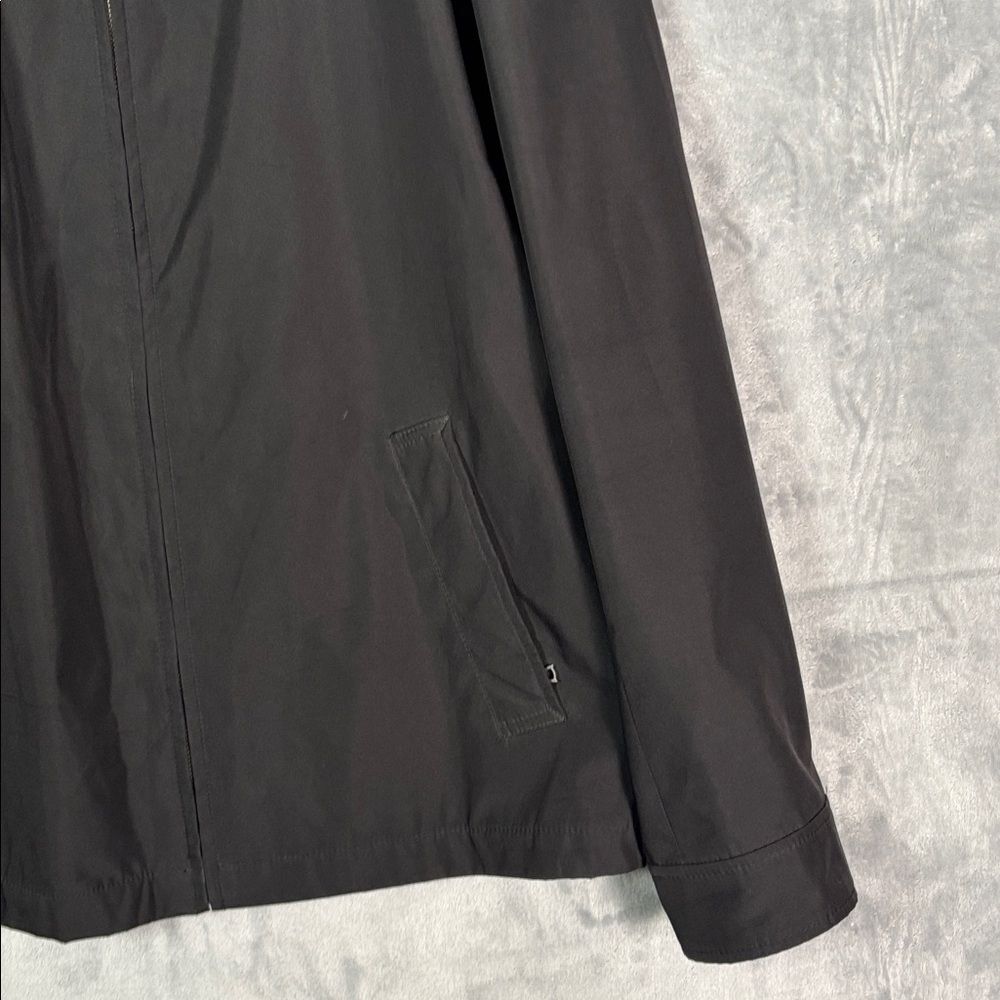 Banana Republic Black Full Zip Snap Neck Closure Jacket Size XL - Picture 5 of 10